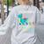 Teachersaurus Like A Normal Teacher But More Awesome Women's Sweatshirt Back Print Ash