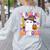 Teaching My Boos Ghost Teacher Cute Pencil Halloween Teacher Women's Sweatshirt Back Print Ash Teaching My Boos Ghost Teacher Cute Pencil Halloween Teacher Women's Sweatshirt Back Print Ash