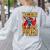 Teaching Is My Super Power Superhero Teacher Women's Sweatshirt Back Print Ash Teaching Is My Super Power Superhero Teacher Women's Sweatshirt Back Print Ash