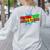 Teaching Is My Superpower Comic Back To School Teacher Women's Sweatshirt Back Print Ash