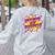 Teaching Is My Superpower Retro Comic Super Teacher Women's Sweatshirt Back Print Ash