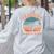 Teaching Is A Walk In The Park Teacher T-Rex Retro Women's Sweatshirt Back Print Ash Teaching Is A Walk In The Park Teacher T-Rex Retro Women's Sweatshirt Back Print Ash