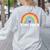 Team Pre-K Teacher Crew Squad Hello Back School Graduation Women's Sweatshirt Back Print Ash Team Pre-K Teacher Crew Squad Hello Back School Graduation Women's Sweatshirt Back Print Ash
