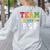 Team RSP RSP Teacher Kindergarten Teacher Women's Sweatshirt Back Print Ash