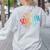 Team Seventh Grade Teacher Student Back To School 7th Grade Women's Sweatshirt Back Print Ash Team Seventh Grade Teacher Student Back To School 7th Grade Women's Sweatshirt Back Print Ash