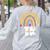 Team TK Transitional Kindergaten TK Crew Squad Teacher Kids Women's Sweatshirt Back Print Ash Team TK Transitional Kindergaten TK Crew Squad Teacher Kids Women's Sweatshirt Back Print Ash