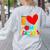 Teens Graduation I Heart My Teachers I Love My Teachers Women's Sweatshirt Back Print Ash Teens Graduation I Heart My Teachers I Love My Teachers Women's Sweatshirt Back Print Ash