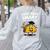 Test Day Teacher Shirt Motivational Testing Day Taco Testing Women's Sweatshirt Back Print Ash