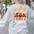 Thankful For My 1st Grade Turkeys Thanksgiving Teacher Fall Women's Sweatshirt Back Print Ash