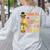 Thankful For My 4th Grade Turkey Thanksgiving Turkey Teacher Women's Sweatshirt Back Print Ash