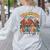 Thankful For My Preschool Turkeys Thanksgiving Teacher Fall Women's Sweatshirt Back Print Ash