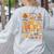 Thanksgiving One Thankful Art Teacher Fall Groovy Men Women Women's Sweatshirt Back Print Ash Thanksgiving One Thankful Art Teacher Fall Groovy Men Women Women's Sweatshirt Back Print Ash