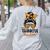 Thanksgiving Shirt Teacher Women Messy Bun Thankful Teacher Women's Sweatshirt Back Print Ash Thanksgiving Shirt Teacher Women Messy Bun Thankful Teacher Women's Sweatshirt Back Print Ash