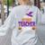 Tired Teacher Costume For Halloween Teachers Women's Sweatshirt Back Print Ash Tired Teacher Costume For Halloween Teachers Women's Sweatshirt Back Print Ash