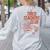 Tired Teachers Club Women's Sweatshirt Back Print Ash