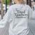 The Tired Teachers Department Teacher Appreciation Day Women's Sweatshirt Back Print Ash