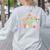TK Team Appreciation Week Teacher Back To School Women's Sweatshirt Back Print Ash