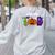 TOD Itinerant Teacher Of The Deaf Halloween ASL Interpreters Women's Sweatshirt Back Print Ash TOD Itinerant Teacher Of The Deaf Halloween ASL Interpreters Women's Sweatshirt Back Print Ash