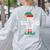 The Toddler Teacher Elf Christmas Matching Family Women's Sweatshirt Back Print Ash The Toddler Teacher Elf Christmas Matching Family Women's Sweatshirt Back Print Ash