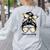 History Teacher Messy Bun Life Hair Glasses Women's Sweatshirt Back Print Ash History Teacher Messy Bun Life Hair Glasses Women's Sweatshirt Back Print Ash