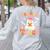 Trick Or Teach Cute Floral Ghost Teacher Halloween Costume Women's Sweatshirt Back Print Ash Trick Or Teach Cute Floral Ghost Teacher Halloween Costume Women's Sweatshirt Back Print Ash