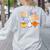 Trick Or Teach Cute Halloween Teacher Women's Sweatshirt Back Print Ash Trick Or Teach Cute Halloween Teacher Women's Sweatshirt Back Print Ash