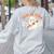 Trick Or Teach Groovy Retro Ghost Halloween Teacher Kids Women's Sweatshirt Back Print Ash Trick Or Teach Groovy Retro Ghost Halloween Teacher Kids Women's Sweatshirt Back Print Ash