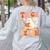 Trick Or Teach Halloween Shirt For Teacher Kids Floral Ghost Women's Sweatshirt Back Print Ash Trick Or Teach Halloween Shirt For Teacher Kids Floral Ghost Women's Sweatshirt Back Print Ash