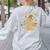 Trick Or Teach Halloween Teacher Women's Sweatshirt Back Print Ash