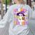 Trick Or Teach Spooky Teacher Ghost Halloween Teacher Women's Sweatshirt Back Print Ash