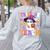 Trick Or Teach Teacher Ghost Teaching Fun Halloween Teacher Women's Sweatshirt Back Print Ash