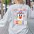 Trick Or Teach Teacher Groovy Ghost Halloween Teacher Women's Sweatshirt Back Print Ash Trick Or Teach Teacher Groovy Ghost Halloween Teacher Women's Sweatshirt Back Print Ash