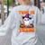 Trick Or Teach Teacher Halloween Ghost Pencil Floral Women's Sweatshirt Back Print Ash Trick Or Teach Teacher Halloween Ghost Pencil Floral Women's Sweatshirt Back Print Ash
