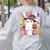 Trick Or Teach Teacher Pencil Ghost Halloween Teacher Women's Sweatshirt Back Print Ash Trick Or Teach Teacher Pencil Ghost Halloween Teacher Women's Sweatshirt Back Print Ash