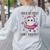 Trick Or Treat Point Your Feet Halloween Ghost Dance Teacher Women's Sweatshirt Back Print Ash Trick Or Treat Point Your Feet Halloween Ghost Dance Teacher Women's Sweatshirt Back Print Ash