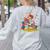 Turkey Reading Books Fall Season Thanksgiving Teacher Book Women's Sweatshirt Back Print Ash Turkey Reading Books Fall Season Thanksgiving Teacher Book Women's Sweatshirt Back Print Ash