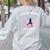 Never Underestimate Teachers Who Runs For Fun Women's Sweatshirt Back Print Ash