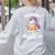 Unicorn Teacher Reading Is Magical Book Women's Sweatshirt Back Print Ash Unicorn Teacher Reading Is Magical Book Women's Sweatshirt Back Print Ash
