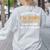 University Of I'm Done Teacher Retirement 2025 Women's Sweatshirt Back Print Ash