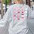 Valentines Day Order Of Operations Valentines Math Teacher Women's Sweatshirt Back Print Ash