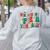 Verry Merry Speech Language Pathologist Teacher Christmas Women's Sweatshirt Back Print Ash Verry Merry Speech Language Pathologist Teacher Christmas Women's Sweatshirt Back Print Ash