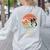 Vintage Best Boston Terrier Dad Ever Dog Father Father's Day Men Girls Kids Women's Sweatshirt Back Print Ash