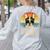 Vintage Boston Terrier Dad Dog Lovers Father's Day Tee Women's Sweatshirt Back Print Ash