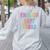 Vintage ENGLISH DEPT SQUAD Back To School Teacher Student Women's Sweatshirt Back Print Ash Vintage ENGLISH DEPT SQUAD Back To School Teacher Student Women's Sweatshirt Back Print Ash