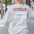 Vintage Teacher Knows More Than She Says Outfit Definition Women's Sweatshirt Back Print Ash