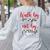 Visually Impaired Teacher Braille Bible Verse Walk By Faith Women's Sweatshirt Back Print Ash Visually Impaired Teacher Braille Bible Verse Walk By Faith Women's Sweatshirt Back Print Ash
