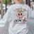 You Make The Whole Class Shimmer Teacher Era Back To School Women's Sweatshirt Back Print Ash