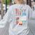 Why Fit In Doctor Teacher Cat In Hat Cool Autism Awareness Men Women Kids Women's Sweatshirt Back Print Ash