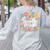 Wildflower 4th Fourth Grade Floral Back To School Teacher Women's Sweatshirt Back Print Ash Wildflower 4th Fourth Grade Floral Back To School Teacher Women's Sweatshirt Back Print Ash