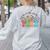 Wildflower Para Floral Paraprofessional Paraeducator Teacher Women's Sweatshirt Back Print Ash Wildflower Para Floral Paraprofessional Paraeducator Teacher Women's Sweatshirt Back Print Ash